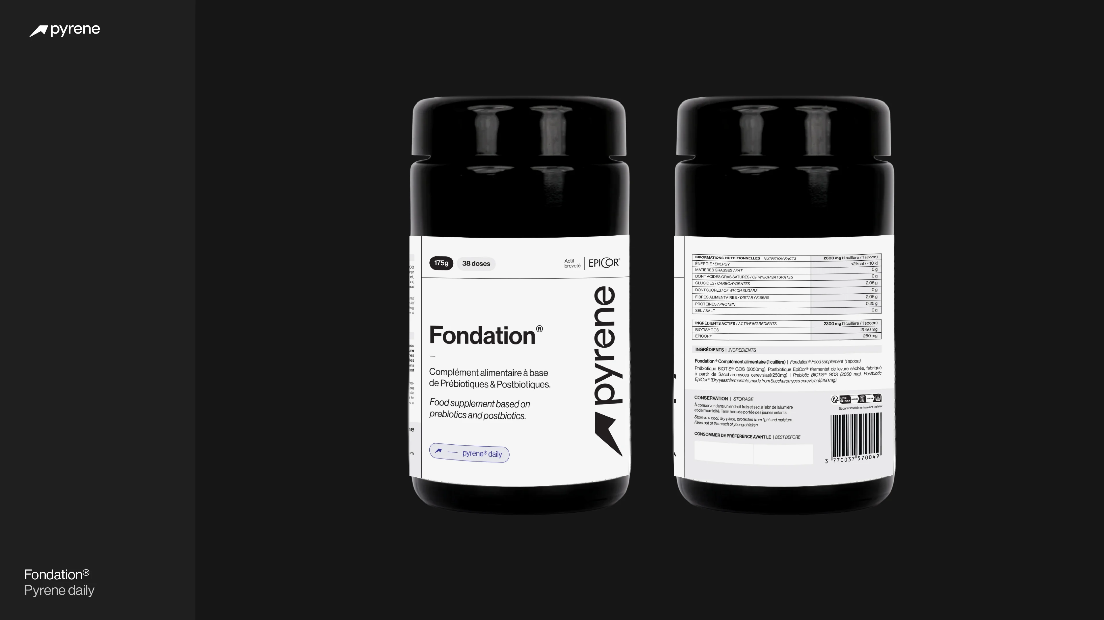 Pyrene® sachets gel — mise en situation table de ravitaillement